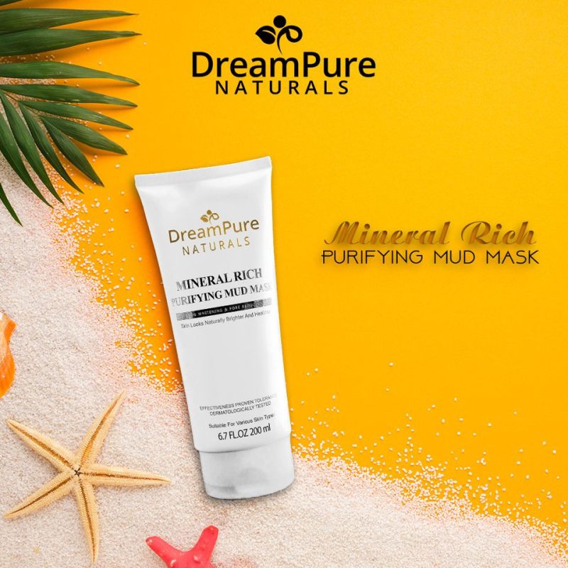 DreamPure Naturals Mineral Rich Purifying Mud Mask Buy Online in Pakistan On Manmohni