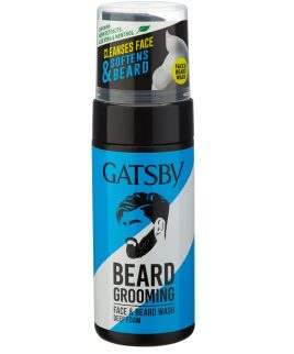Gatsby Beard Grooming Deep Foam Face & Beard Wash, 110ml