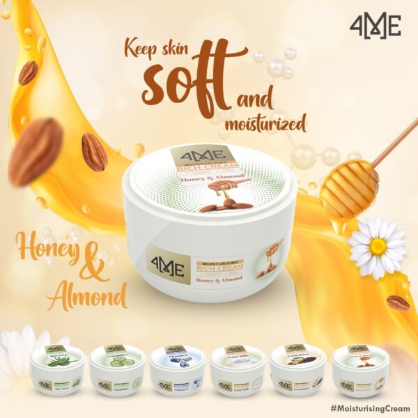 4ME Rich Moisturizing Honey & Almond Cream