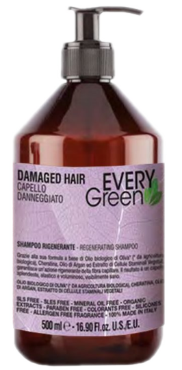 Every Green Damaged Hair Shampoo 500 ml.
