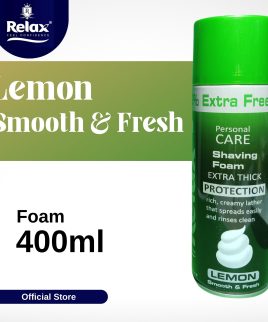 Relax Shaving Foam 400ml Lemon Extra Thick