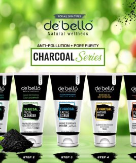 Debello Charcoal Facial Kit Pack Of 5 Products Buy Online in Pakistan on Manmohni
