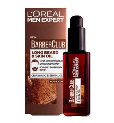 LOreal- Men Expert Barber Club Long Beard Skin Oil 30ml Buy Online in Pakistan on Manmohni.Pk 1