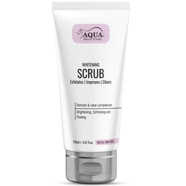 Aqua Whitening Exfoliates, Improves ,Clears Scrub 175ml Buy Online in Pakistan on Manmohni.pk is best prices skin care products