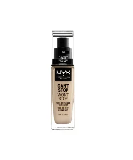 NYX Can't Stop Won't Stop Full Coverage Foundation 30ml - Pale Buy Online in Pakistan on Manmohni