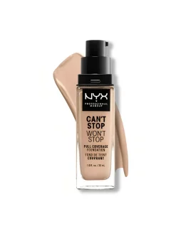 NYX Can't Stop Won't Stop Full Coverage Foundation 30ml - Vanilla Buy Online in Pakistan on Manmohni