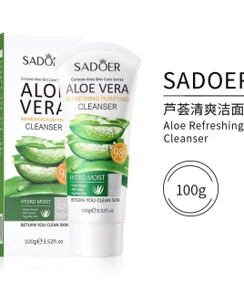 Sadoer Refreshing Purifying Aloe Vera Facial Cleanser 100g Buy Online in Pakistan on Manmohni 1