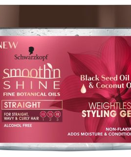 Style your straight or wavy locks just the way you want with Smooth 'N Shine Straight Weightless Styling Gel