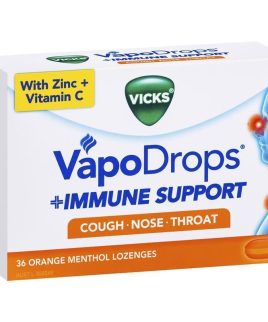 Vicks VapoDrops Immune Support Orange - 36 Pack