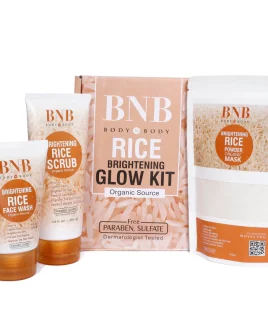 BNB Rice Brightening Extract Bright & Glow Kit Buy Online in Pakistan on Manmohni